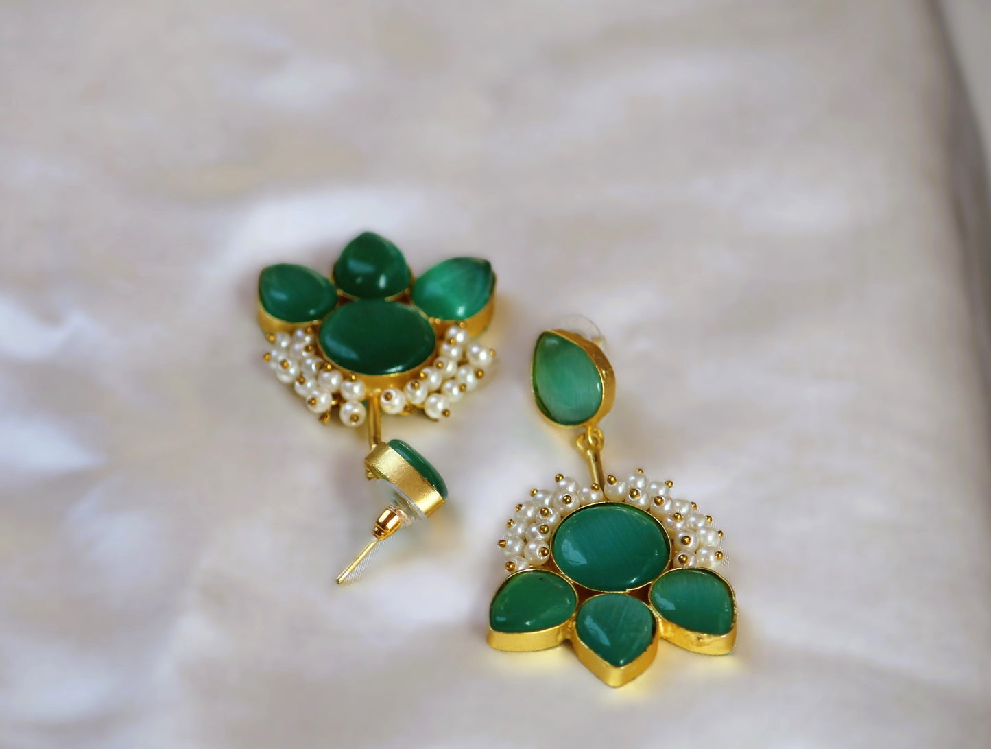 Mint Green Keshika Danglers