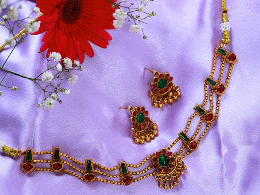 Multicolor Sanidhya Jewellery Set