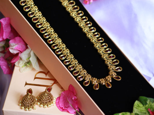 Ruby Soujanya Jewellery Set