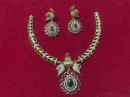 Ruby Ruthvi Victorian Jewellery Set