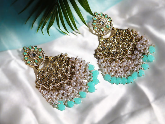 Pastel Blue Ishani Chandbalis