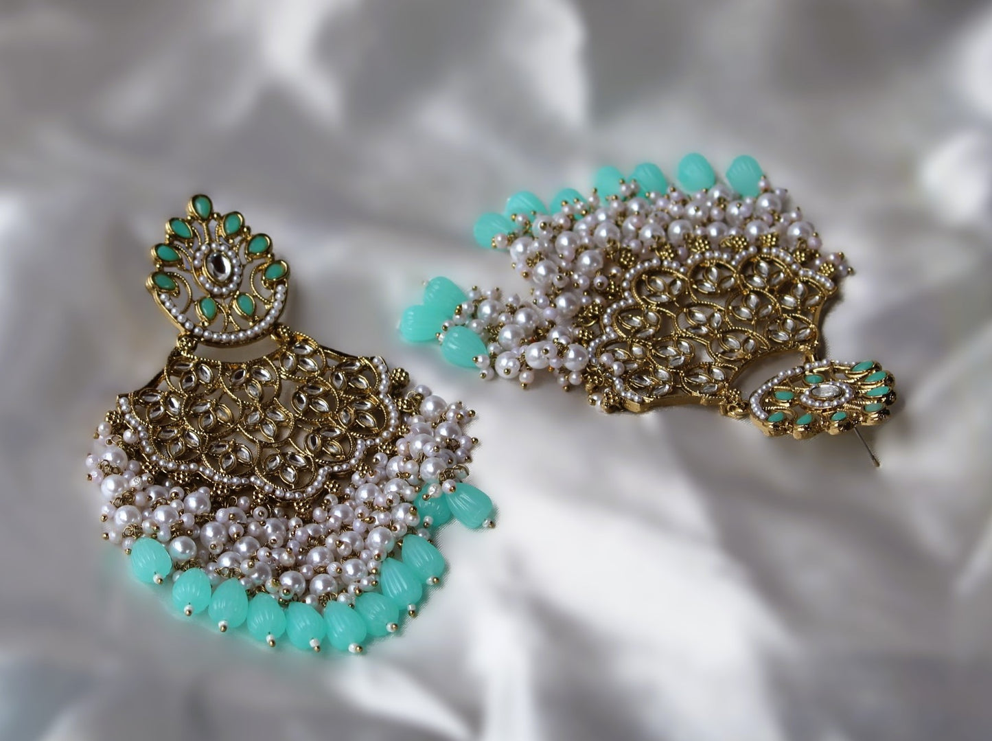 Pastel Blue Ishani Chandbalis