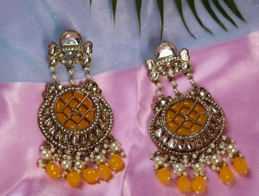 Yellow Aaravi Danglers