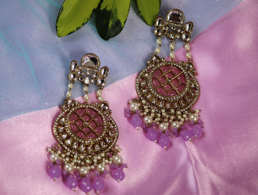Lavender Aaravi Danglers