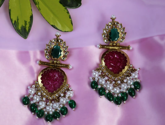 Rani Green Mayoori Danglers